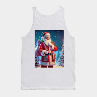 Christmas Santa Tank Top